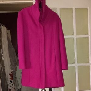 Merona High Collar Women's Pink Coat